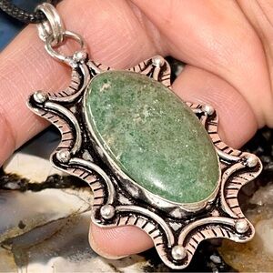 Green Aventurine Pendant 2 1/4”